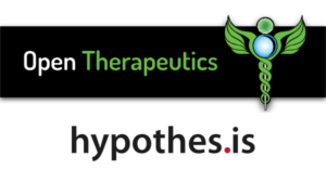 Logos for Open Therapeutics and Hypothesis.