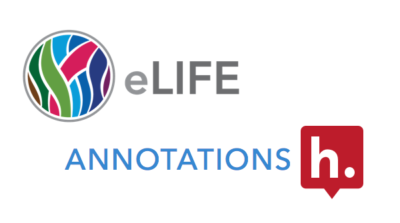 eLife and Hypothesis logos around the word "Annotations".