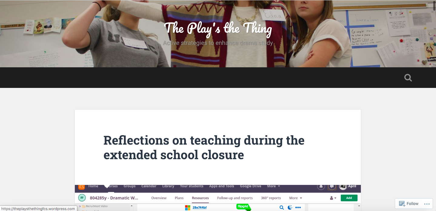 Reflections on teaching during the extended school closure