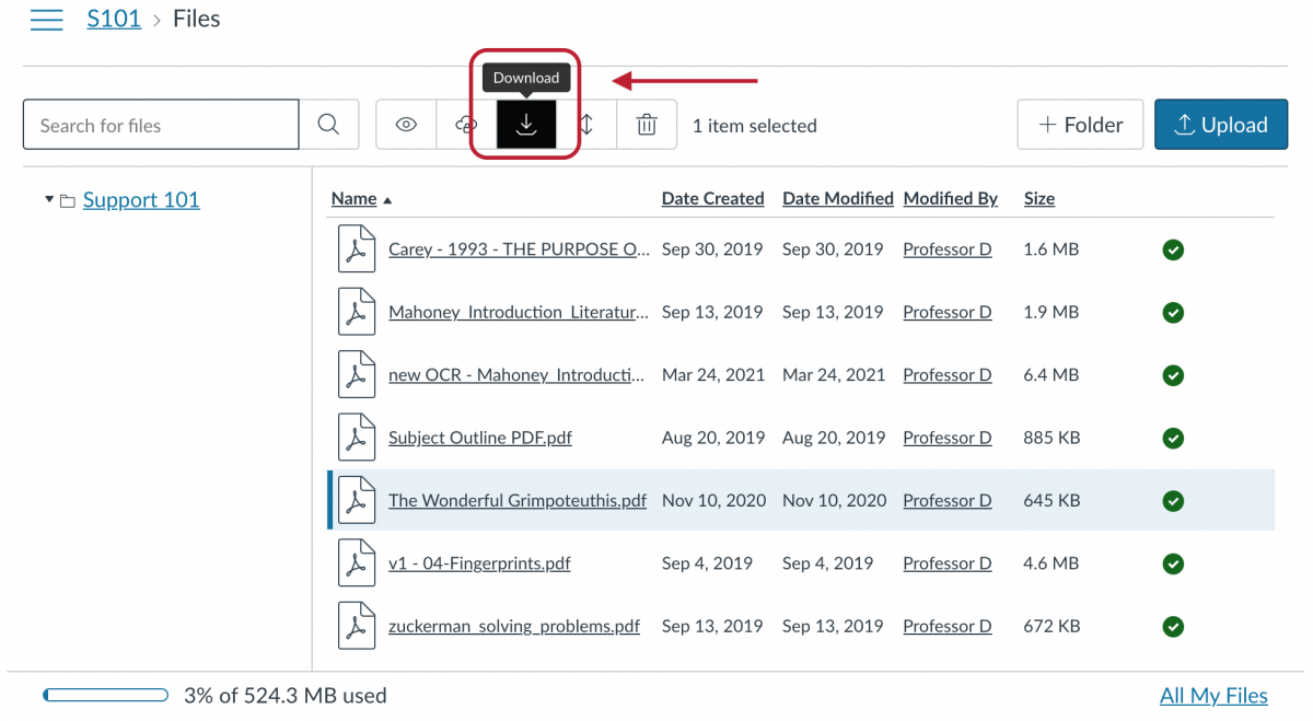 Re-Upload a PDF to a Canvas Course : Hypothesis