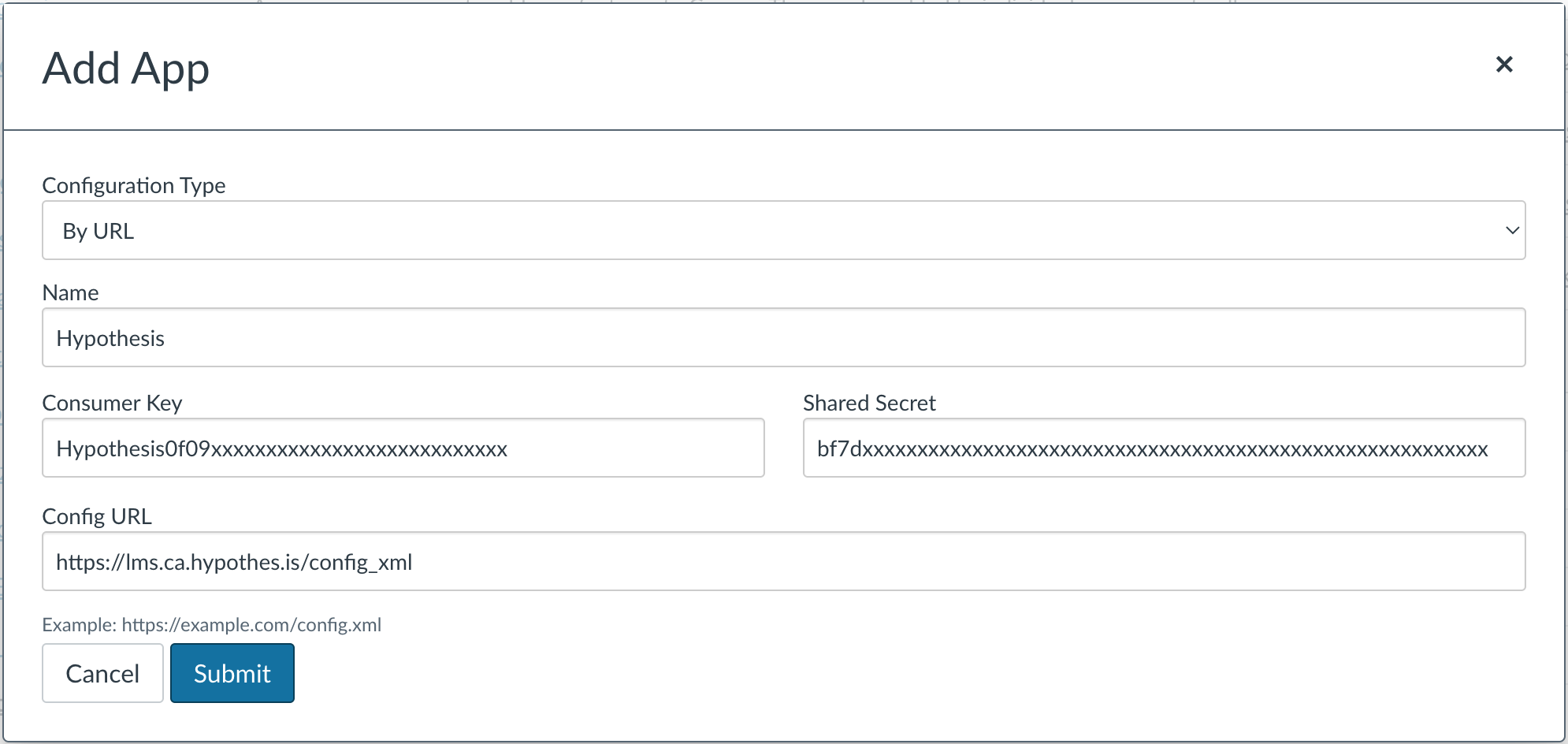 Installing the LMS app for Canvas Administrator Guide LTI 1.1