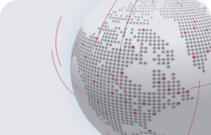 spinning globe graphic
